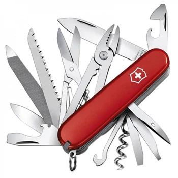 Ніж складний, мультитул Victorinox Handyman (91мм, 24 Функції), червоний 1.3773