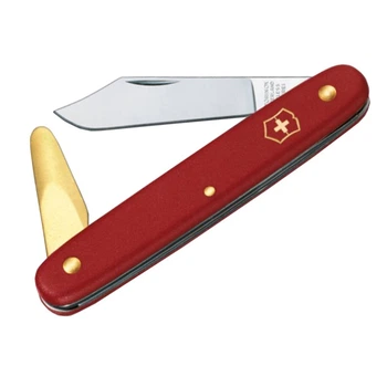 Ніж складний, садовий мультитул Victorinox (100мм, 2 Функції), червоний 3.9110