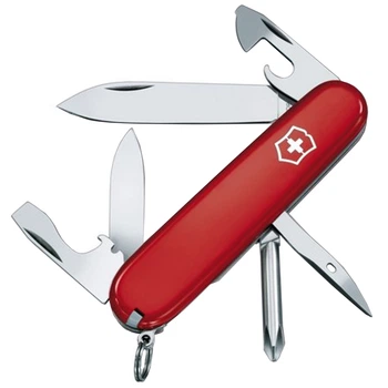 Ніж складний, мультитул Victorinox Tinker (91мм, 12 функцій), червоний 1.4603