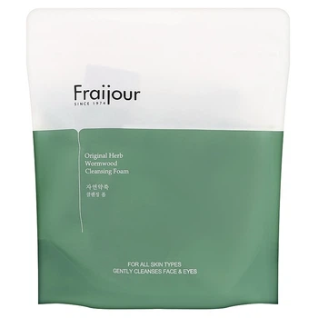 Очищающая пенка для умывания с растительными экстрактами Fraijour Original Herb Wormwood Cleansing Foam 5 ml*20 шт (упаковка)