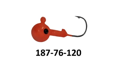 Джиг головка *RED*20 gr#4/0*5 pz