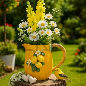 Порцелянова декоративна ваза Lemon 25.5×19×20.5 см (457-355)