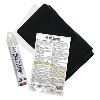 Набір латок Gear Aid by McNett TENACIOUS TAPE Iron-On Fabric Repair Patches