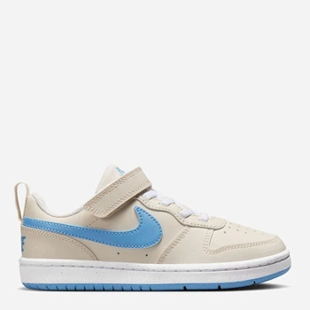 Детские кеды для мальчика Nike Court Borough Low Recraft (Ps) DV5457-120 28 (11C) Бежевые (197859783984)