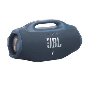 Акустична система портативна JBL серії BoomBox 4 Blue (JBLBOOMBOX4BLUEP), двосмугова, 200 Вт, 34 години автономної роботи, Bluetooth 5.4, синій