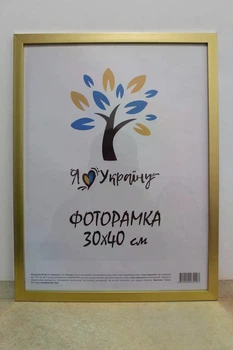 Фоторамка Алан 30х40 см золота, багет 1611 Скло