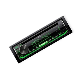 Магнитола JVC KD-R497 FM, CD, USB, AUX, MP3, Android, сьемн пан., зеленая подсв.