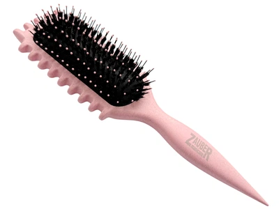Щётка для формирования кудрей Zauber-manicure Curly Hair Brush Styling (Розовая) 06-007D