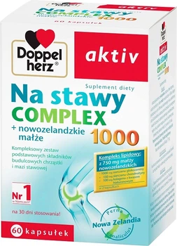 Suplement diety Doppelherz Aktiv Na stawy Complex 60 kapsułek (4009932579680)