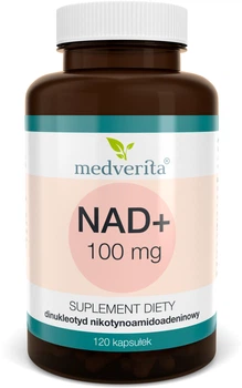 Suplement diety Medverita NAD+ 100 mg 120 kapsułek (5903686581359)