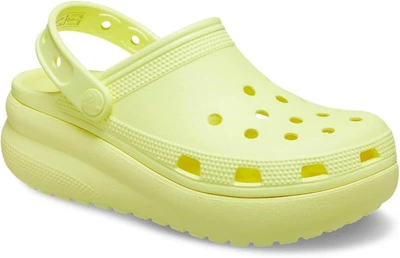 Крокси дитячі на платформі Crocs Classic Cutie Clog Sulphur 30
