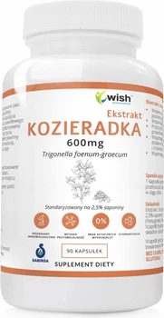 Дієтична добавка Wish Pharmaceutical Екстракт козєрадки 600 мг 90 капсул (5903351713511)