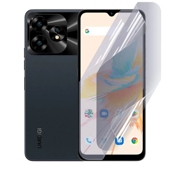 Антишпион приватная плёнка гидрогелевая для смартфона UMiDIGI A15 противоударная прозрачная