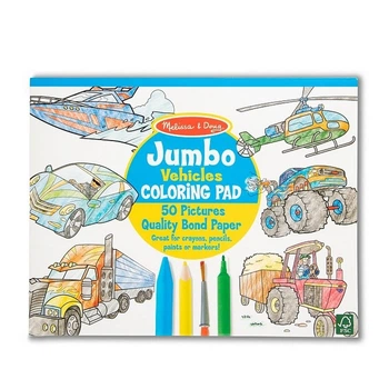 Альбом розмальовок "Автомобілі" MelissaandDoug MD4205, 50 картинок
