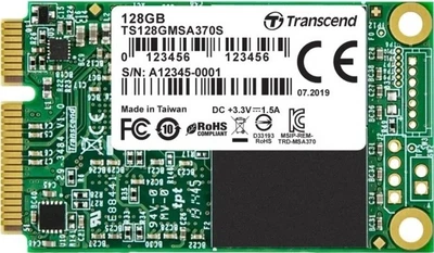 SSD диск Transcend 370S 128GB mSATA SATAIII MLC NAND flash (TS128GMSA370S)