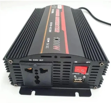 Преобразователь напряжения с зарядным устройством UKC AC/DC 12V/220V UPS 1800W+CHARGE инвертор 8444