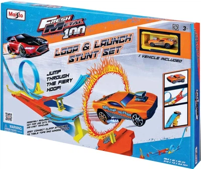Автотрек Maisto Fresh Metal 100 Loop and Launch Stlint MST12552 (90159125525)