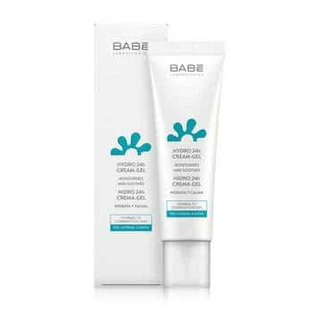 Крем-гель для обличчя babe laboratorios hydro 24h cream 24 години зволоження і пом'якшення 50 мл
