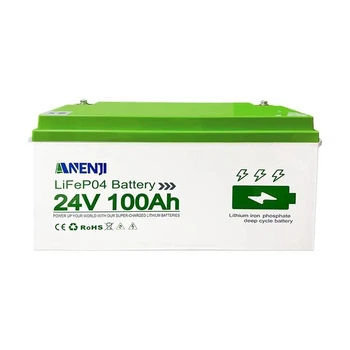Акумуляторна батарея Anenji 24V (25.6V номінал) 100AH LiFePO4 з Bluetooth