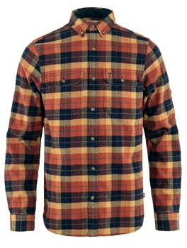 Рубашка FJALLRAVEN Singi Heavy Flannel Shirt M Autumn Leaf/Dark Navy XXL