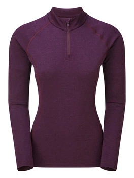 Футболка MONTANE Female Dart Zip-Neck Saskatoon Berry XS/8/36