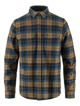 Рубашка FJALLRAVEN Singi Heavy Flannel Shirt M Dark Navy/Buckwheat Brown XL