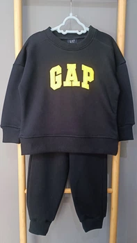 Теплый костюм для мальчика GAP, свитшот и штаны, Темно-синий, рост 104 см