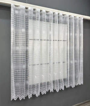 Тюль сетка VR-Textil Juli № 1868т Арка на кухню цвет белый 200х145 см (53-0138)