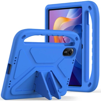 Протиударний дитячий силіконовий чохол з підставкою EVA Kids Stand на планшет Xiaomi Redmi Pad 2 11" 2025 Блакитний
