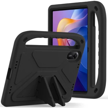 Протиударний дитячий силіконовий чохол з підставкою EVA Kids Stand на планшет Xiaomi Redmi Pad 2 11" 2025 Чорний