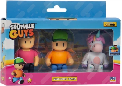Zestaw figurek Superbuzz Stumble Guys Mini 7.5 cm 3 szt 602654 (7290117589007)