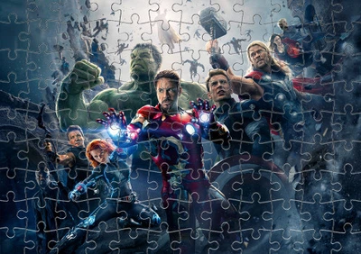 Пазл Із Маленькими Елементами Captain-America-1 Розмір A5