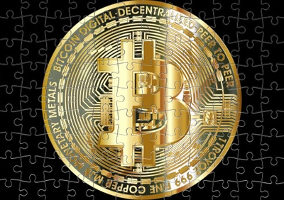 Пазл Із Маленькими Елементами Bitcoin 1 Розмір A3