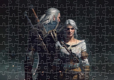 Пазл Із Маленькими Елементами Witcher Geralt And Ciri Розмір A5
