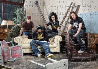 Пазл Із Маленькими Елементами Tokio Hotel 6 Розмір A5