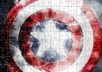 Пазл Із Маленькими Елементами Captain-America-6 Розмір A3