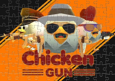 Пазл Із Маленькими Елементами Chicken Gun 3 Розмір A5