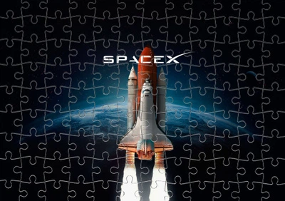 Пазл Із Маленькими Елементами Spacex [1] Розмір A4