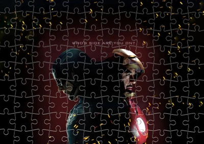 Пазл Із Маленькими Елементами Captain-America-5 Розмір A4