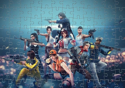 Пазл Із Маленькими Елементами Free Fire Розмір A3