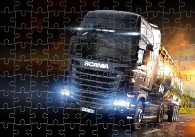 Пазл Із Маленькими Елементами Scania Дальнобій 2022 Розмір A4