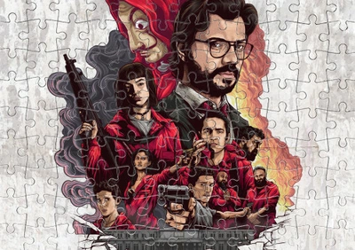 Пазл Із Маленькими Елементами La Casa De Papel 2 Розмір A5