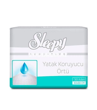 Пеленки гигиенические впитывающие Sleepy Sensitive Underpad (60х90 см) 30 шт.