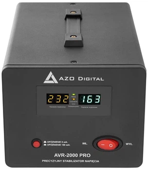 Stabilizator napięcia AZO Digital AVR-2000 PRO 2000VA / 1200W (AZO00D1156)
