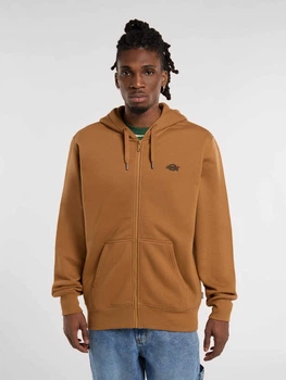 Bluza męska rozpinana streetwear z kapturem Dickies DK0A4YQA0BD1 XL Brązowa