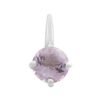 Серебряные серьги с натуральным аметистом (2189442)