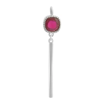 Серебряная подвеска с рубином 1.3ct (2194675)