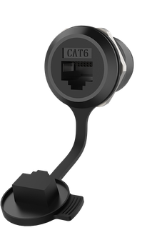 Панельний роз'єм Roxtone RAD24-C6-B для CAT6