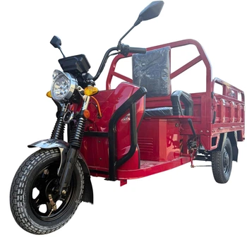 Грузовой электротрицикл Dozer Model 3E (1500 W / 60 V / 58 Ah) красный