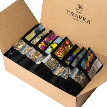 Органічний трав'яний чай ручного збору TRAVKA «Подарунковий набір», 8 чаїв по 30г